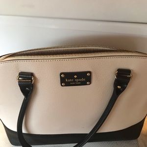 Authentic off white and black Kate Spade purse